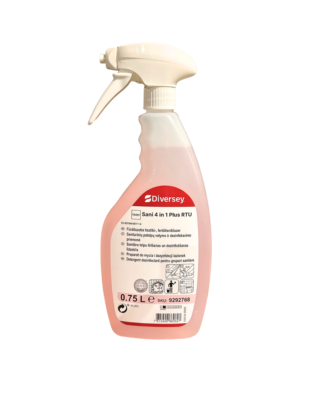 Domestos Dezinfectant Taski 4 in 1 PRO Formula spray 750 ml, 1 buc/set